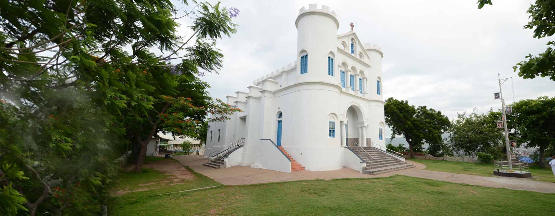 ross hill shrine at visakhapatnam